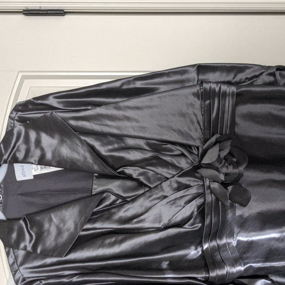 Satin skirt and jacket